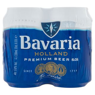 Bavaria Premium Beer 5.0% 4 X 330 Ml