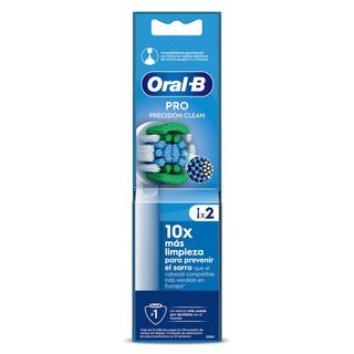 Recambio Cabezal Precisión Cepillo De Dientes Oral-B Blister 2 Ud