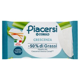 PIACERSI CONAD Crescenza -50% di Grassi 200 g - 8003170046535