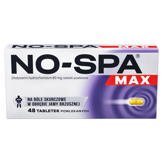 No-Spa Max 80 mg 48 tabletek