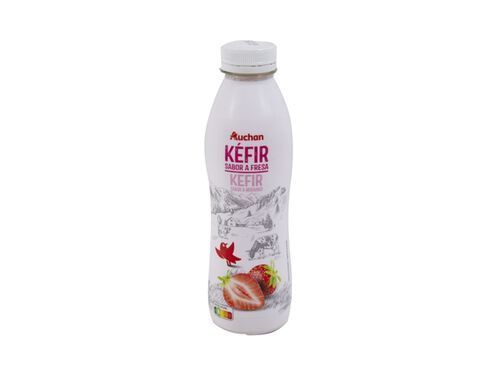 KEFIR LIQUIDO AUCHAN MORANGO 500G