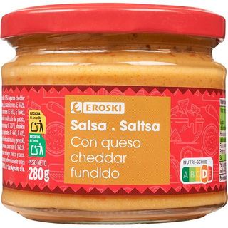 Salsa De Queso Eroski, Frasco 280 G (25944299)