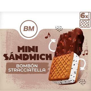 BM Helado Sandwich Mini 6 Unidades