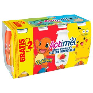 Actimel Kids de Danone Fresa y Plátano 6 X 100 G.