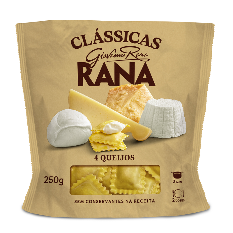 Rana Ravioli 4 Queijos 250g