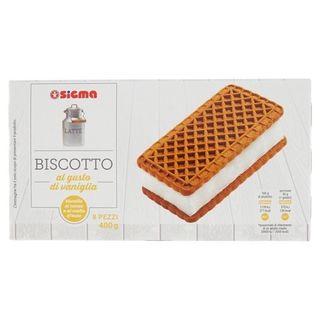 Gelato Biscotto Vaniglia Sigma 8 X 50 G