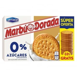Galletas María Marbú Dorada Artiach Sin Azúcar Añadido 300 G.