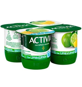 Activia Danone Lima Limón 0% 4 Uds.