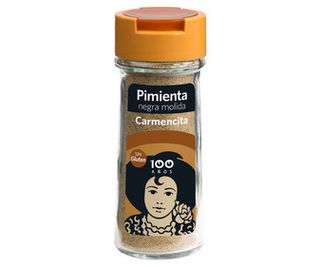 Pimienta Negra Molida Carmencita 52 G.