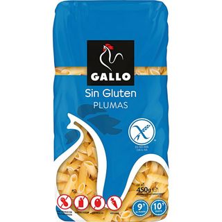 GALLO Macarrones Plumas Sin Gluten 450 G