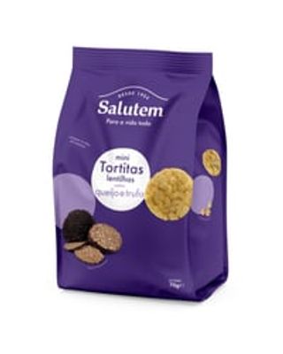 Tortitas mini lentilhas, queijo e trufa Salutem 70 g