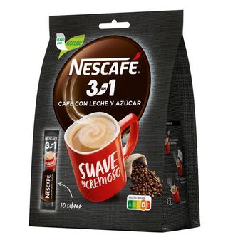 Café Con Leche Nescafé 3 En 1 10 Sobres
