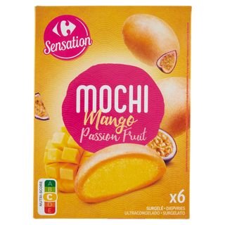 Carrefour Sensation Mochi Mango Passion Fruit Surgelato 6 Pezzi 210 g