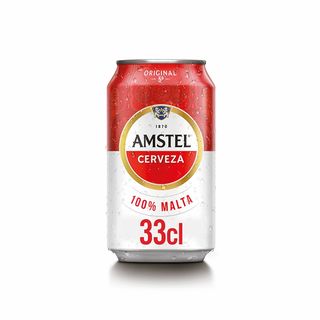 Cerveza Amstel Lata 330 Ml.