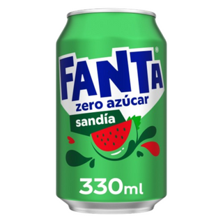 Fanta Zero Azúcares Sandía 330ml Lata