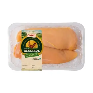 Pechuga De Pollo Corral Bandeja Peso Aproximado 400 G