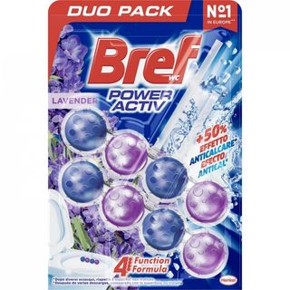 Colgador Wc Bref Power Active Lavanda 2x50 Gr.