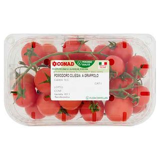 CONAD Percorso Qualità Pomodoro Ciliegia a Grappolo Italia 500 g - 8003160002114
