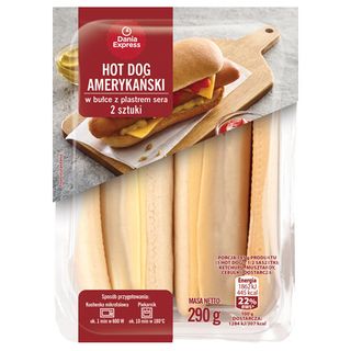 Dania Express Hot Dog Amerykański, 290 g