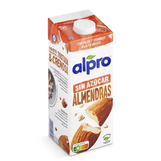 Bebida De Almendras Sin Azúcar Alpro 1 L