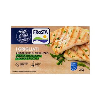 Frosta Bistecca Di Merluzzo Grigliata Olio Extra Vergine Di Oliva E Rucola 250 G