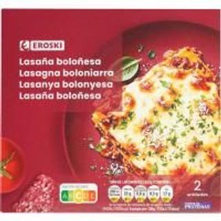 Lasaña A La Boloñesa Eroski, Pack 2X300 G