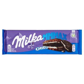 Milka Mmmax, Maxi Tavoletta Di Cioccolato Al Latte Ripieno Di Biscotti Oreo - 300G - 106572