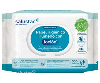 Toallitas Para Wc (Papel Higiénico Húmedo) Salustar 100 Uds.