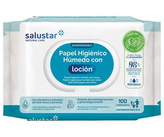 Toallitas Para Wc (Papel Higiénico Húmedo) Salustar 100 Uds.