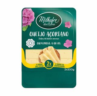 Queijo Curado Fatiado Pack 2X200G Milhafre