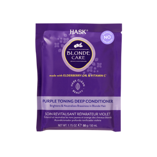Blonde Care Acondicionador Profundo Tonificante Morado - Hask - 50 gr 71164332023