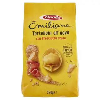 Barilla Emiliane Tortelloni Con Prosciutto Crudo E Parmigiano Reggiano 250 G - 842088