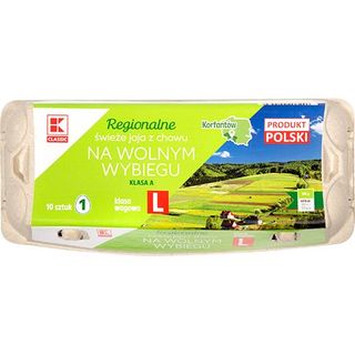 K-Classic Jaja wolny wybieg klasa L 10 szt.