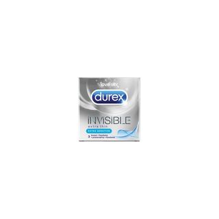 Durex Invisible Supercienkie prezerwatywy, 3 szt.