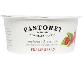 Yogur Cremoso Artesanal de Frambuesa Pastoret 125 Gr.