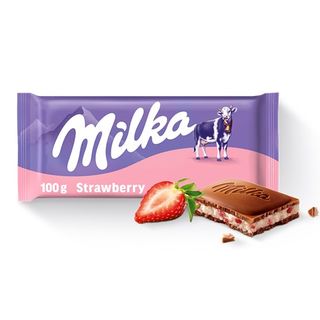 Milka Czekolada truskawkowa, 100 g