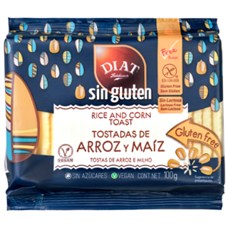 Tostadas Arroz Y Maíz Diat 100Gr.