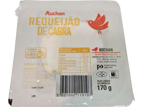 REQUEIJÃO DE CABRA AUCHAN 170G
