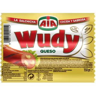 Salchichas De Pollo-Queso Wudy, Sobre 150 G (848010)