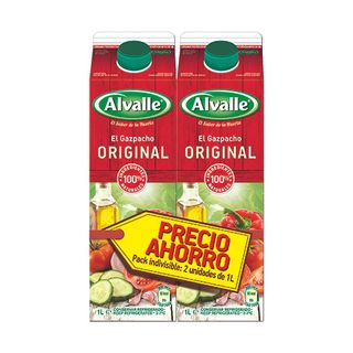Gazpacho Fresco Alvalle 2Ux1L
