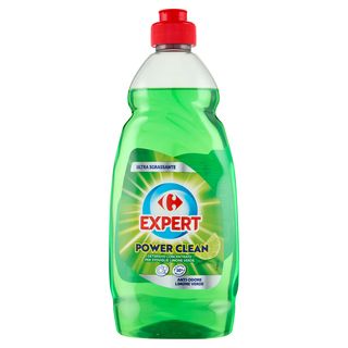 Carrefour Expert Power Clean Detersivo Concentrato per Stoviglie Limone Verde 500 ml