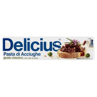 Delicius Pasta Di Acciughe Gusto Classico, Con Olio Di Oliva 60 G - 177553