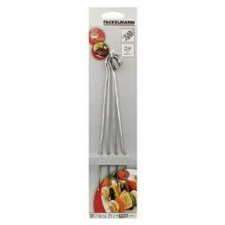 4 Pinchos Brochetas Acero Inox 22