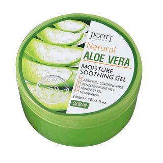 Natural Aloe Vera Moisture Soothing Gel - Jigott - 300 ml 8809541280726