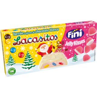 Turrón Crujiente Chocolate Blanco Fini 215gr Lacasitos