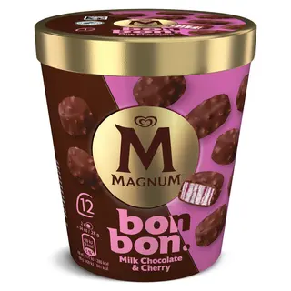 Tarrina Magnum Bon Bon Cherry 12 Unidades 168 G