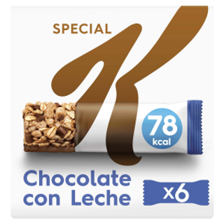 Barritas Special K Chocolate Leche Kellogg´S Pack 6