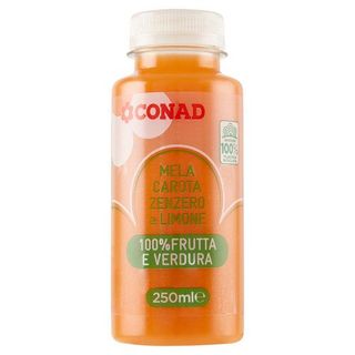 SPREMUTA MELA/CAROTE/ZENZERO/LIMONE HPP CONAD 250 ML