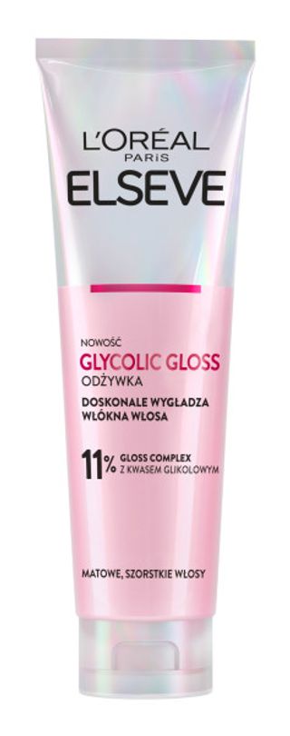 L'Oréal Paris Elseve Glycolic Gloss Odzywka do włosów szorstkich i matowych 150 ml