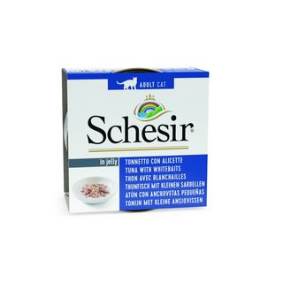 Schesir Adult Atún Con Anchoas Lata Para Gatos 0.085Kg